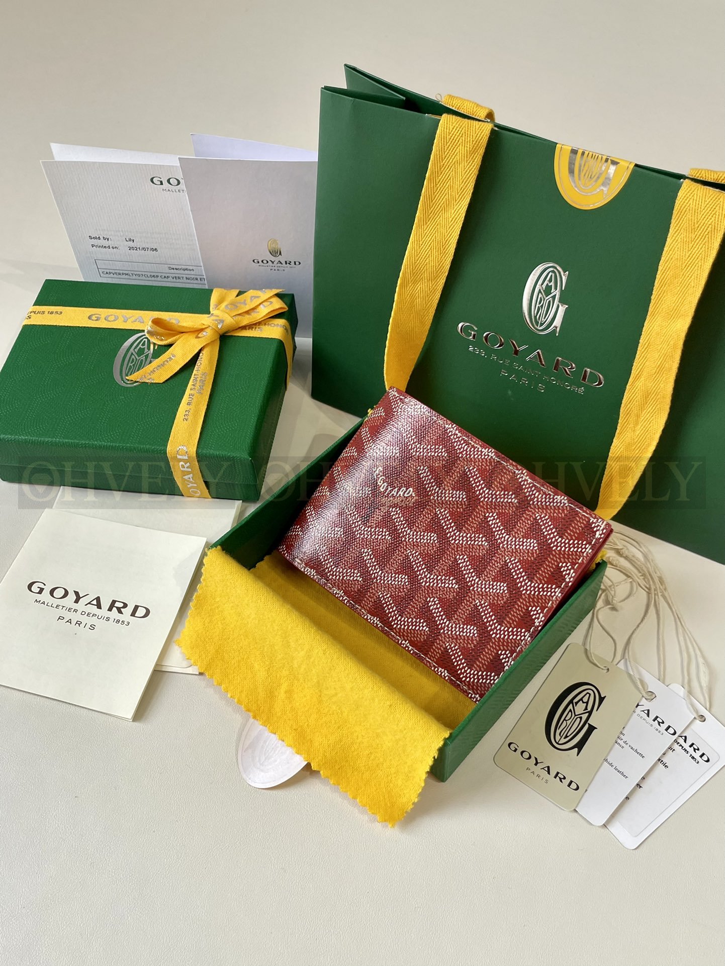 GOYARD 고야드 빅투아르 반지갑