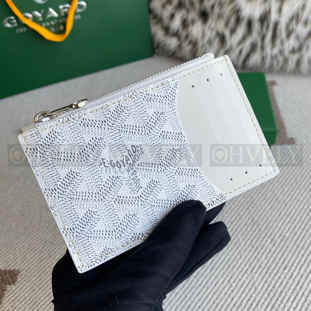 GOYARD 고야드 마티뇽 카드 홀더 화이트
