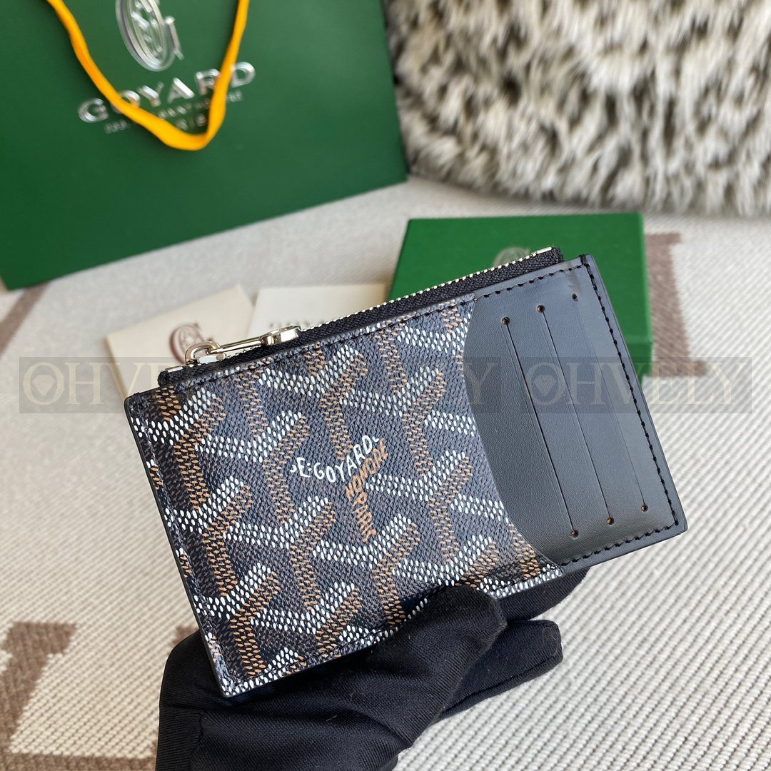 GOYARD 고야드 마티뇽 카드 홀더 블랙