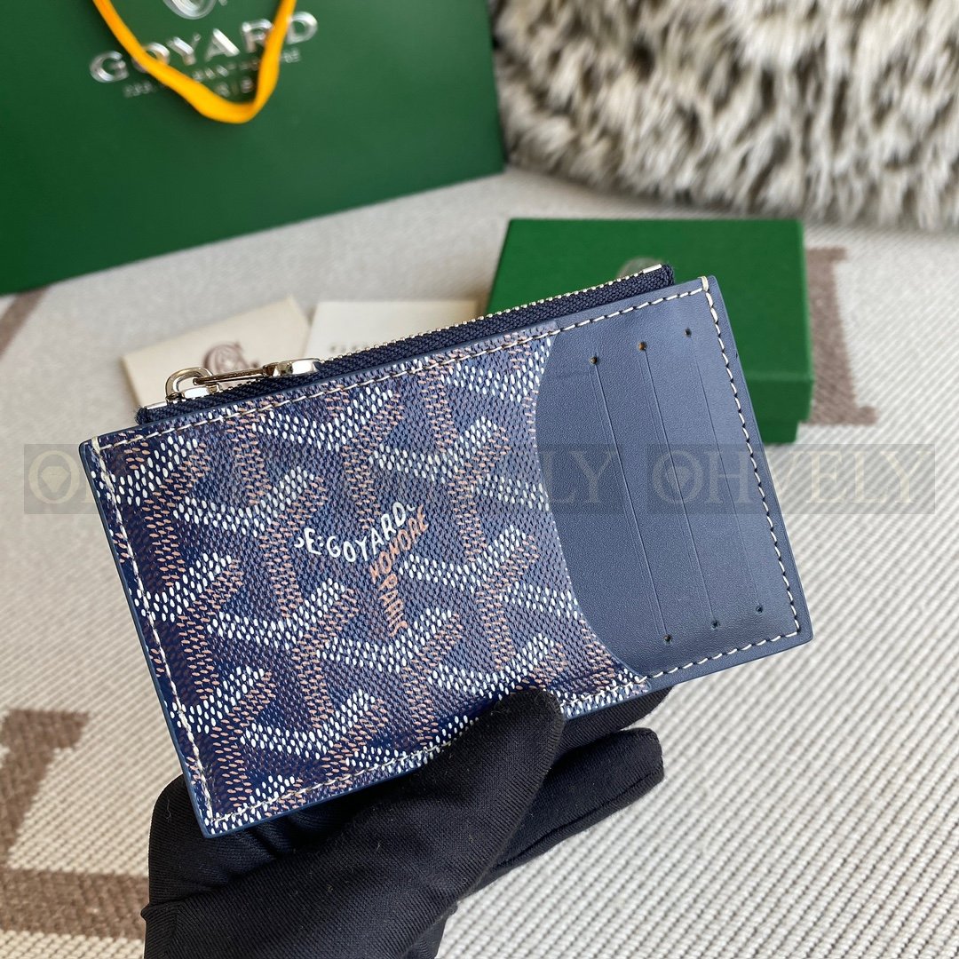GOYARD 고야드 마티뇽 카드 홀더 네이비