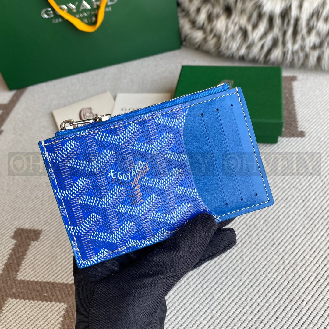 GOYARD 고야드 마티뇽 카드 홀더 블루