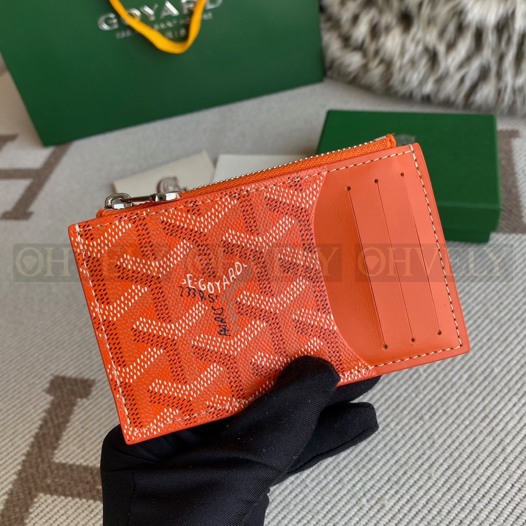 GOYARD 고야드 마티뇽 카드 홀더 오렌지
