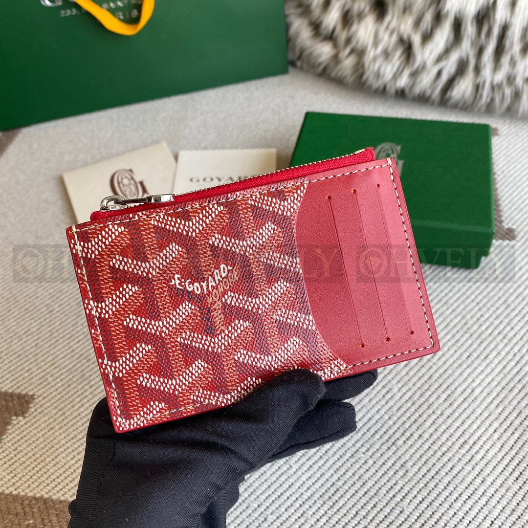 GOYARD 고야드 마티뇽 카드 홀더 레드