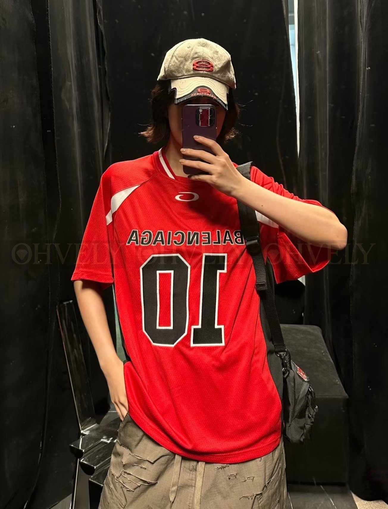 【 ZP버전 】발렌시아가 Balenciaga NBA 콜라보레이션 메쉬 로고 저지