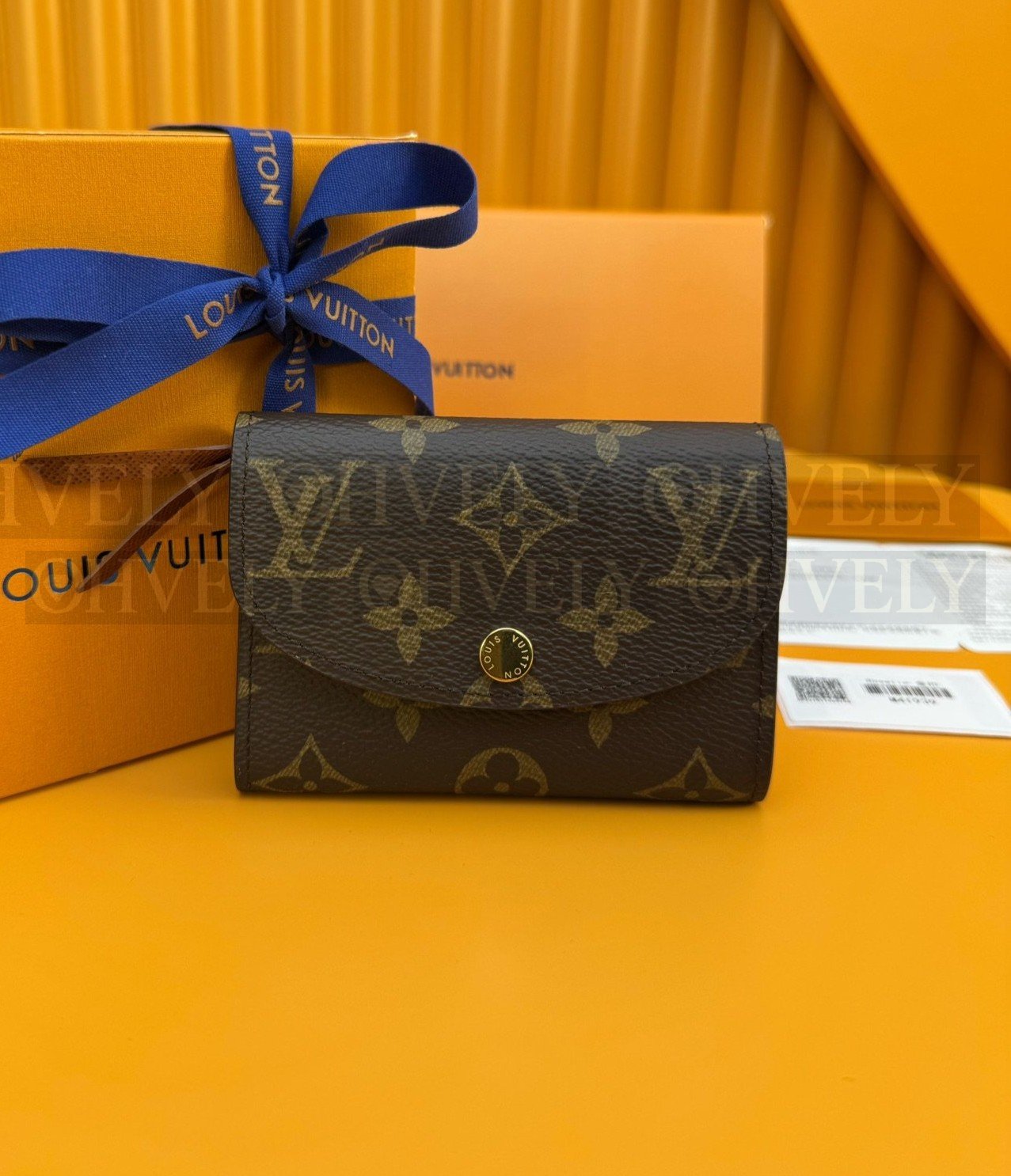 【 ZP 버전 】루이비통 Louis Vuitton 로잘리 코인 퍼스 모노그램 골드 버클