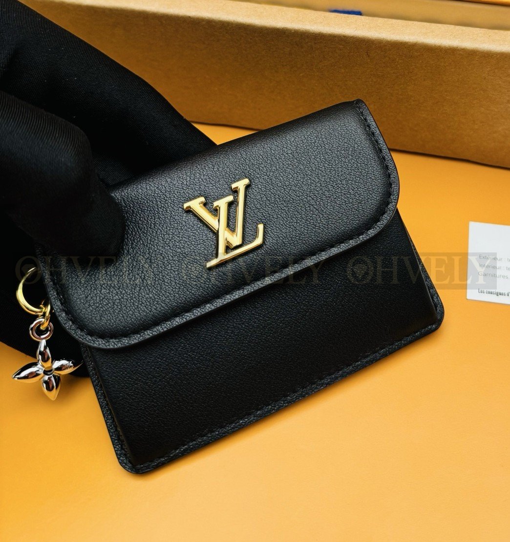 【 ZP 버전 】 루이비통 타이니 렉토 벌소 카드 홀더 LV 블룸 블랙