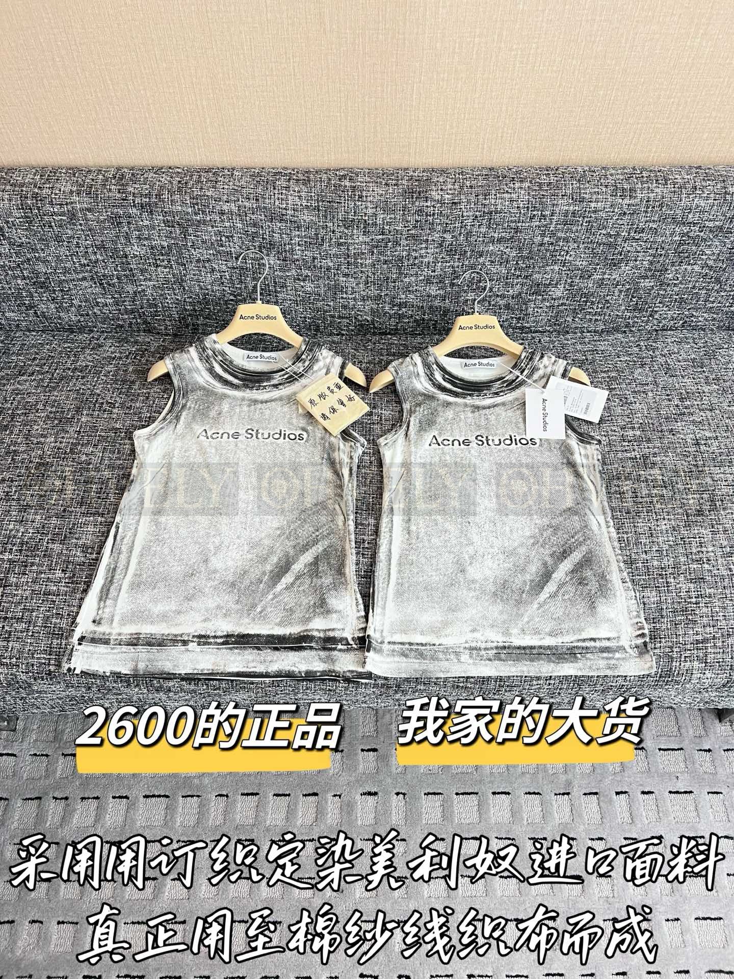 【 ZP버전 】AC 워싱 빈티지 로고 나시 탑 민소매 상품 썸네일
