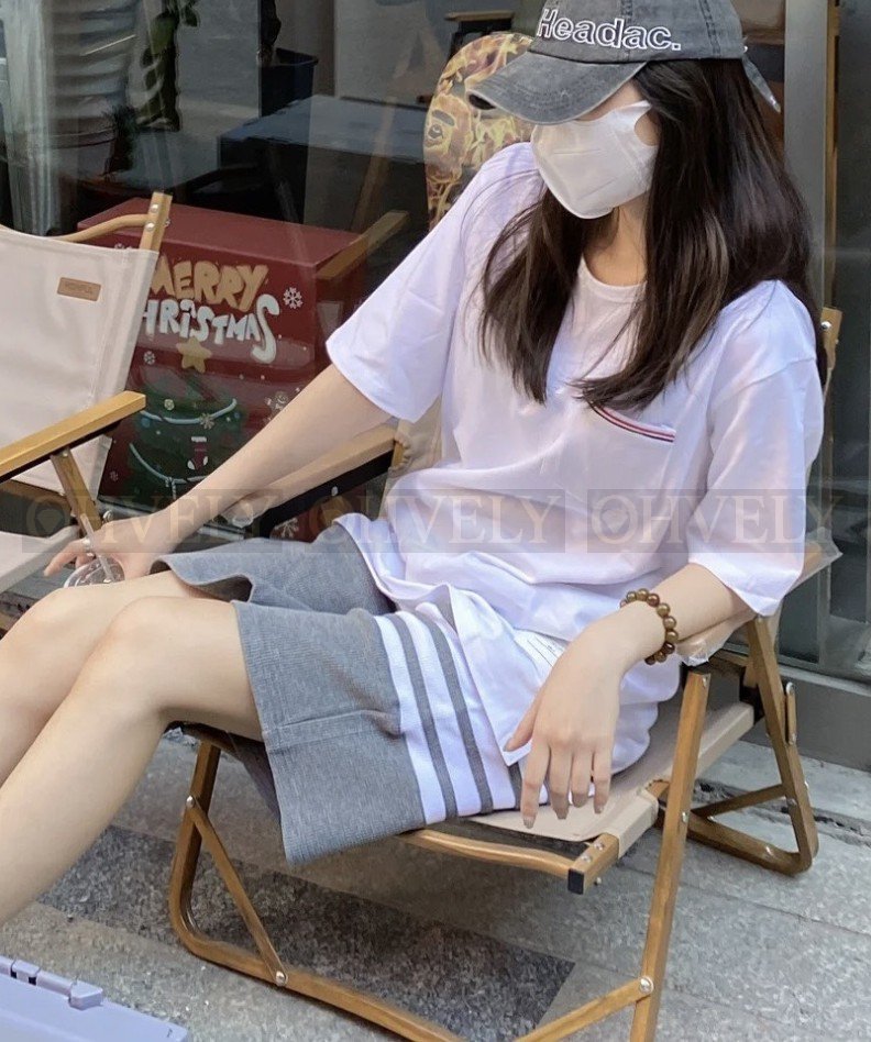 【 ZP버전 】TB 사선 사바 와플 스트링 반바지
