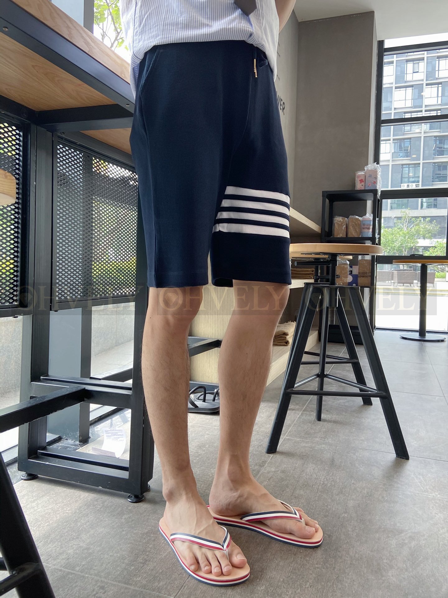 【 ZP버전 】TB 사선 사바 와플 스트링 반바지 상품 썸네일