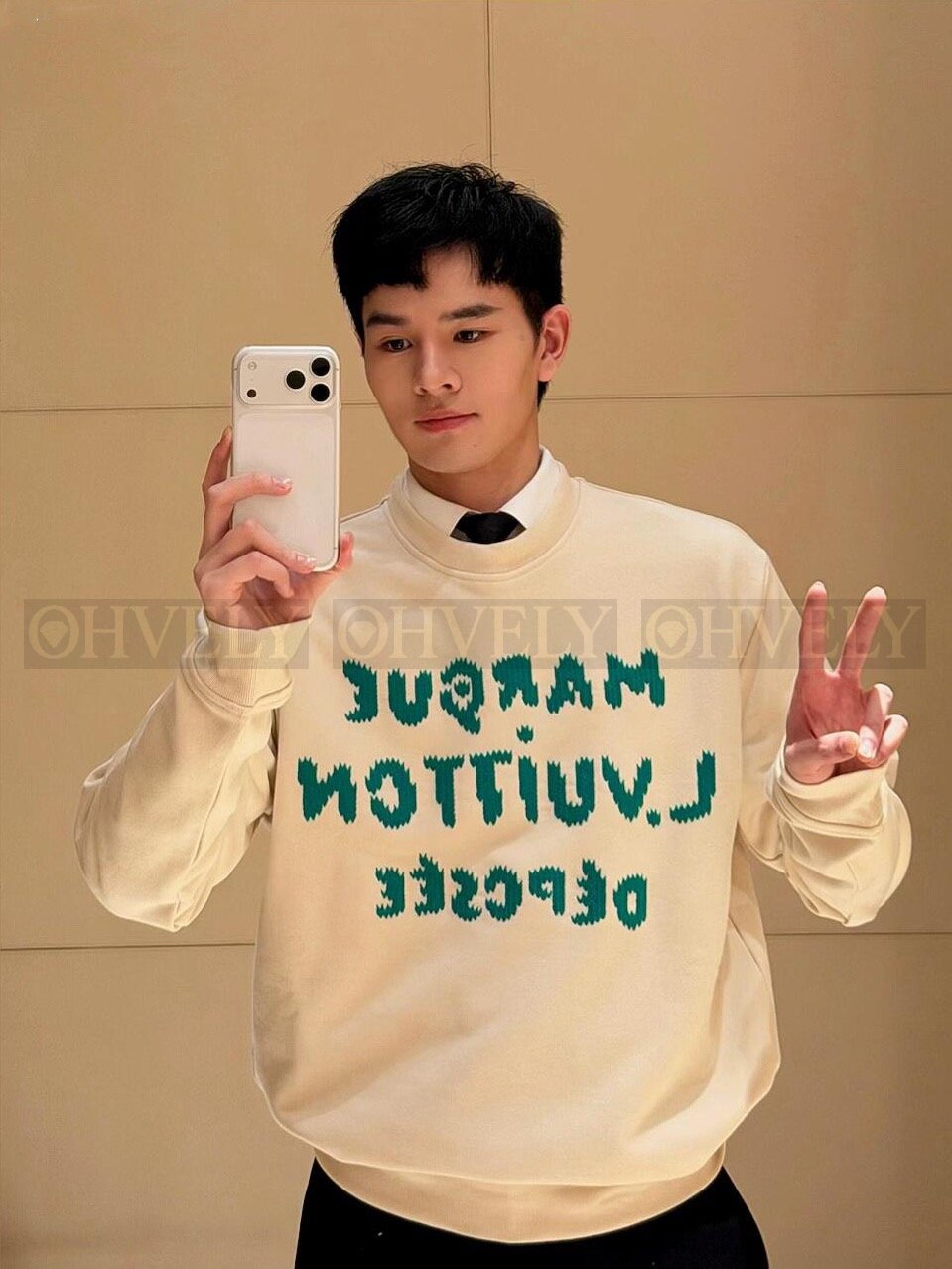 【 ZP버전 】LV 마르크 자수 로고 맨투맨 상품 썸네일