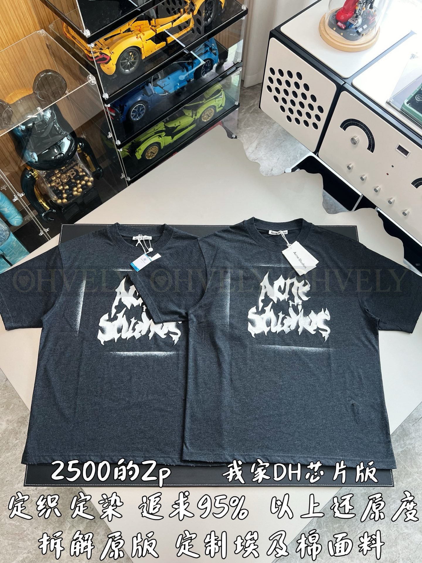 【 ZP버전 】AC 자카드 패턴 로고 긴팔 티셔츠 상품 썸네일