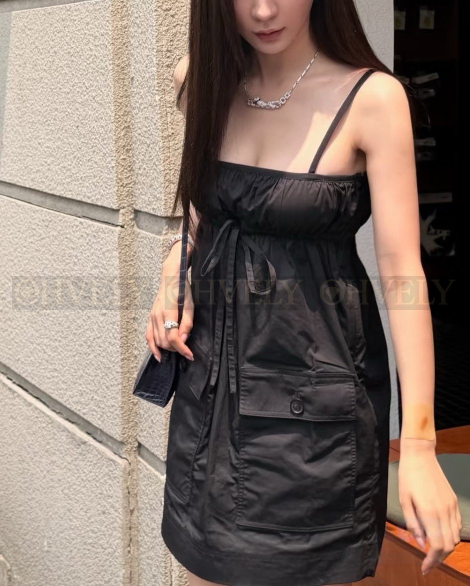 【 ZP버전 】YSL 스트링 워크웨어풍 끈원피스 상품 썸네일