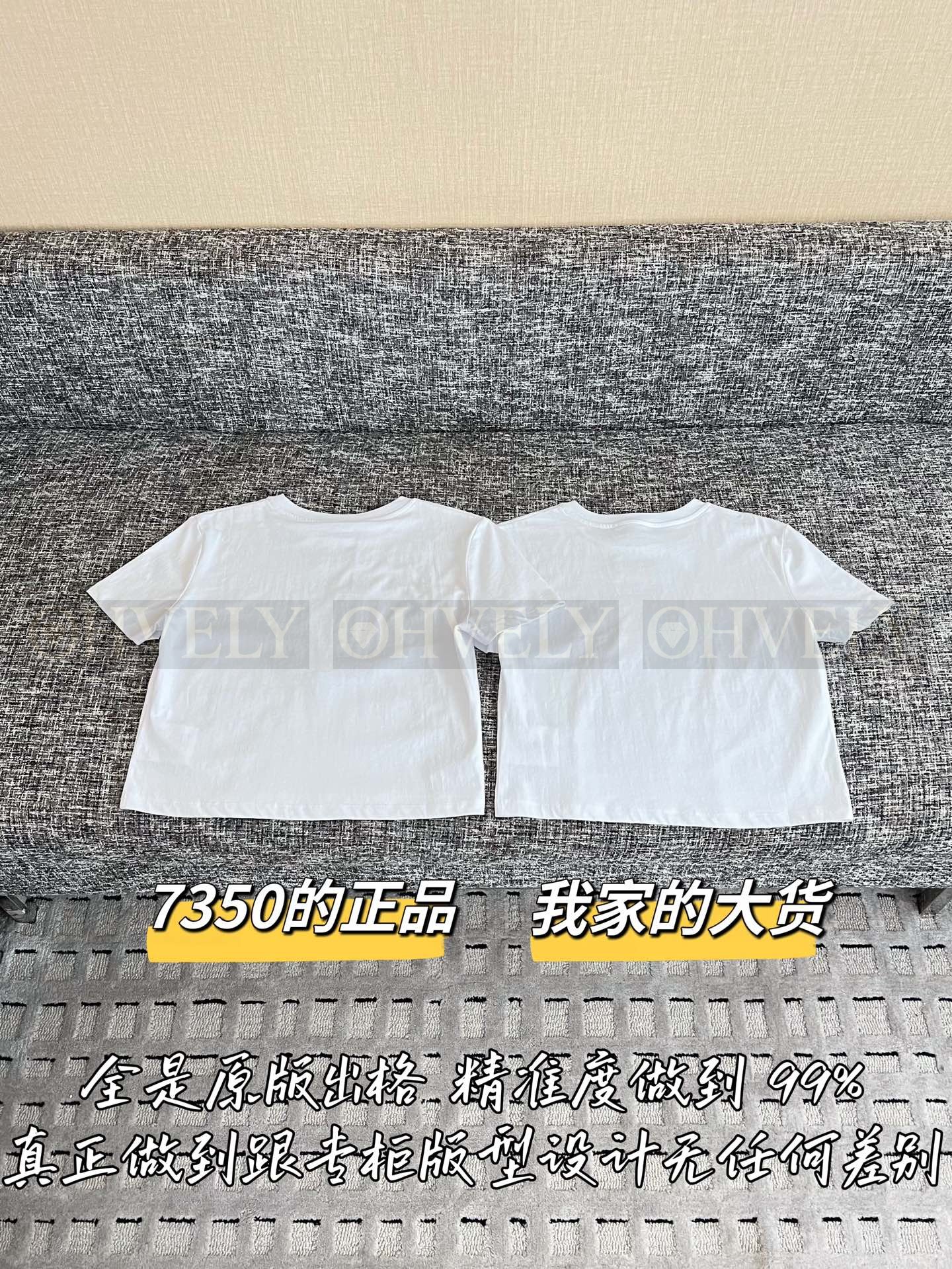 【 ZP버전 】MIU 신형 블랙 라벨 반팔 티셔츠 상품 썸네일