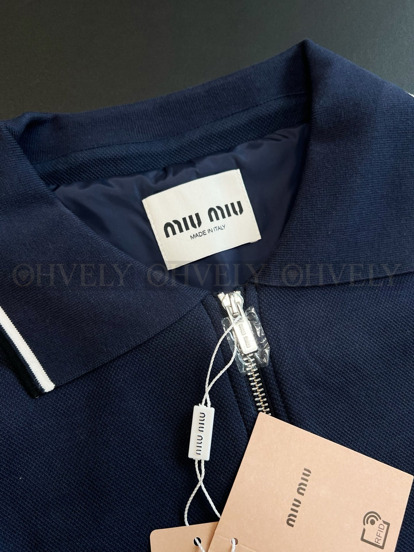 【 ZP버전 】MIU 피케 자수 자켓 상품 썸네일