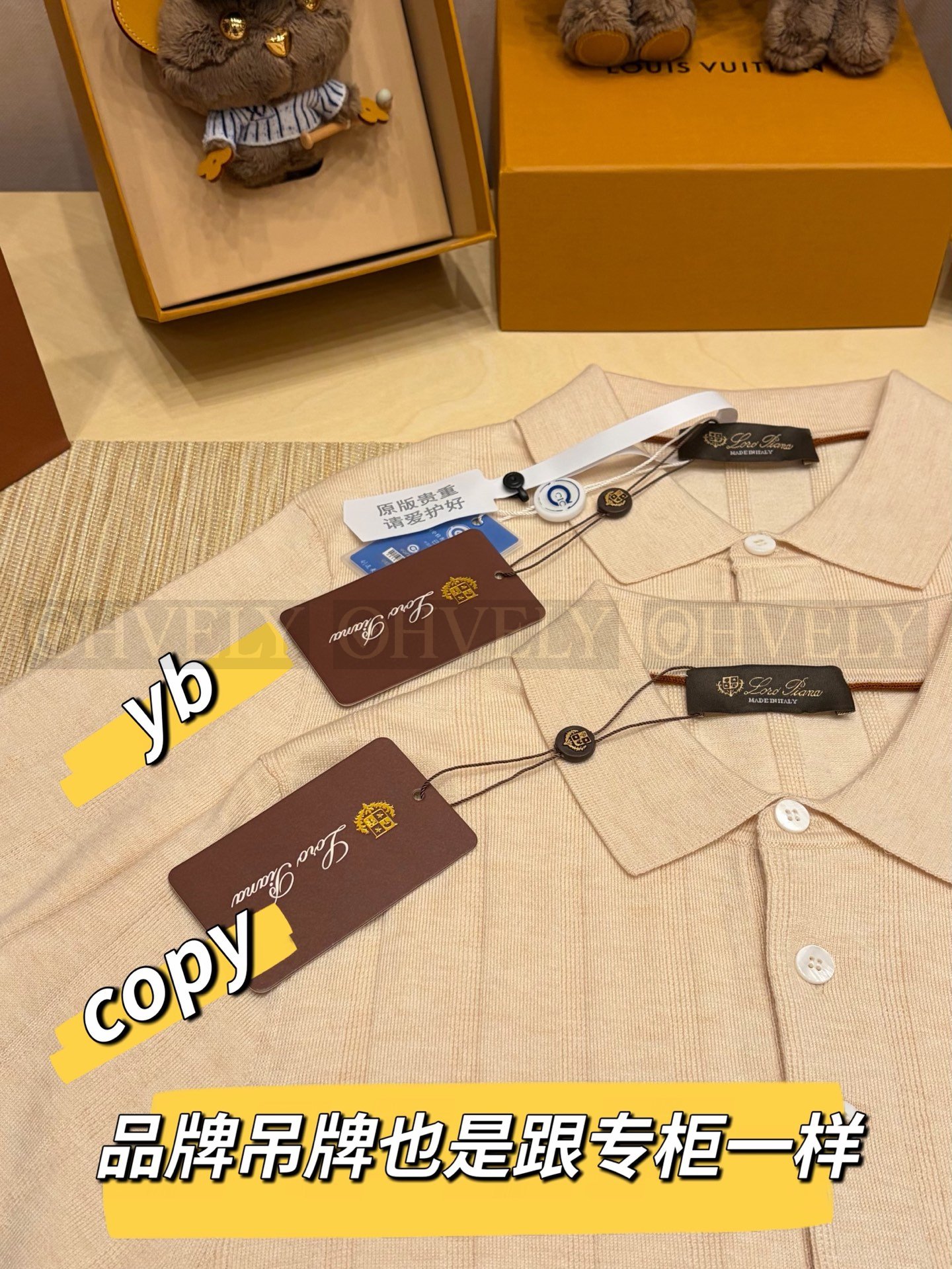 【 ZP버전 】 LP 세로 골지 카라 니트 반팔티 상품 썸네일