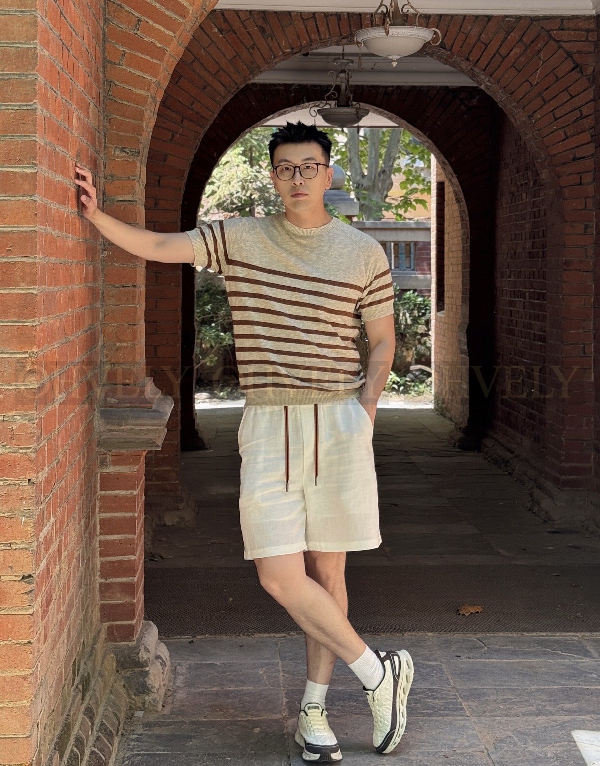 【 ZP버전 】ZE 스트링 밴딩 반바지