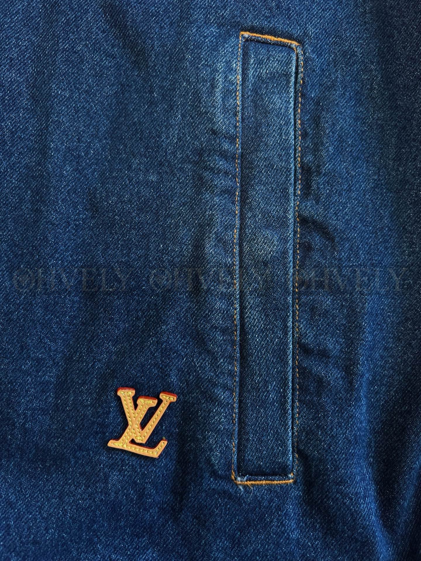 【 ZP버전 】LV 모노그램 턴업 데님 자켓 상품 썸네일