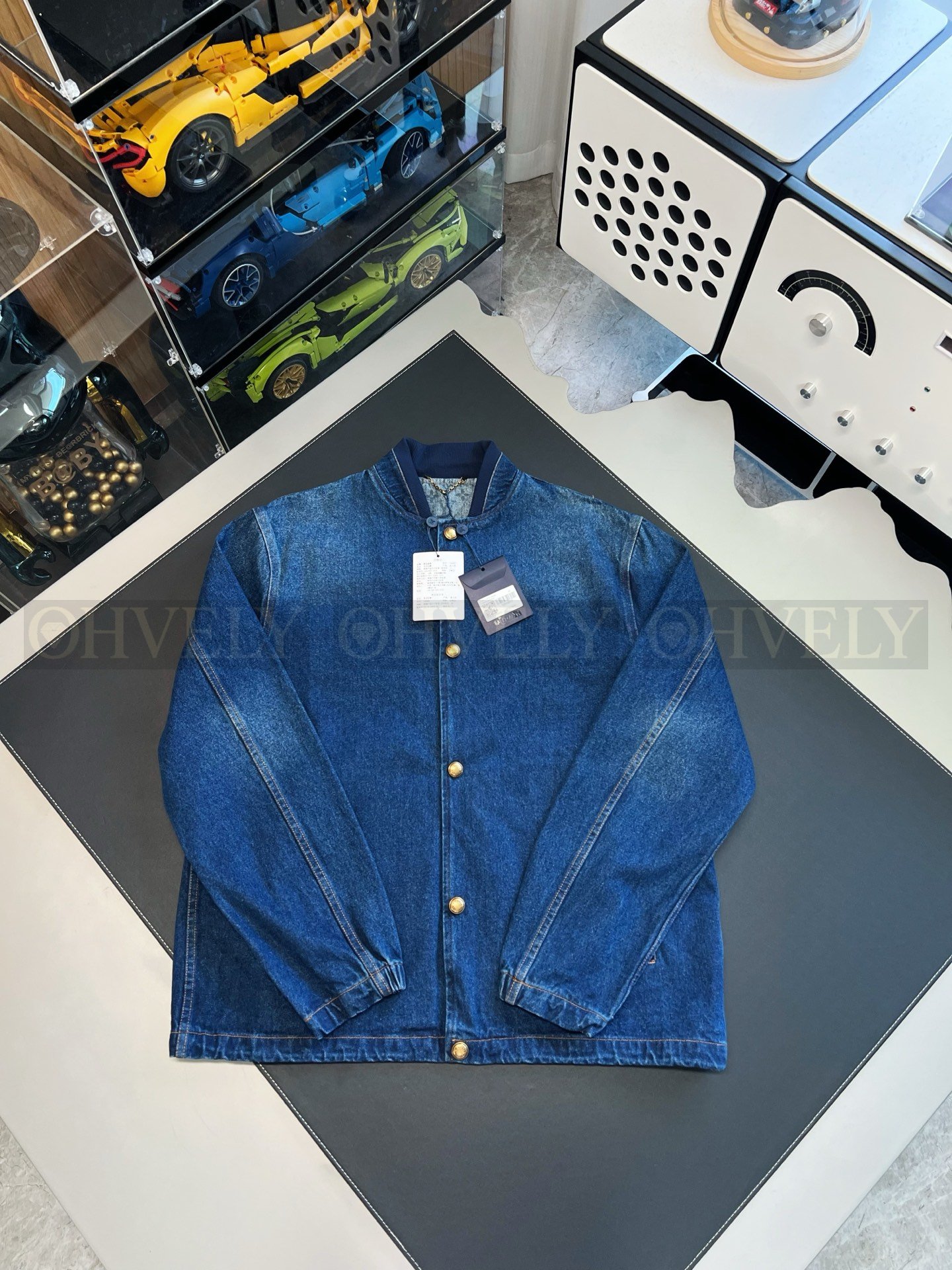 【 ZP버전 】LV 모노그램 턴업 데님 자켓 상품 썸네일