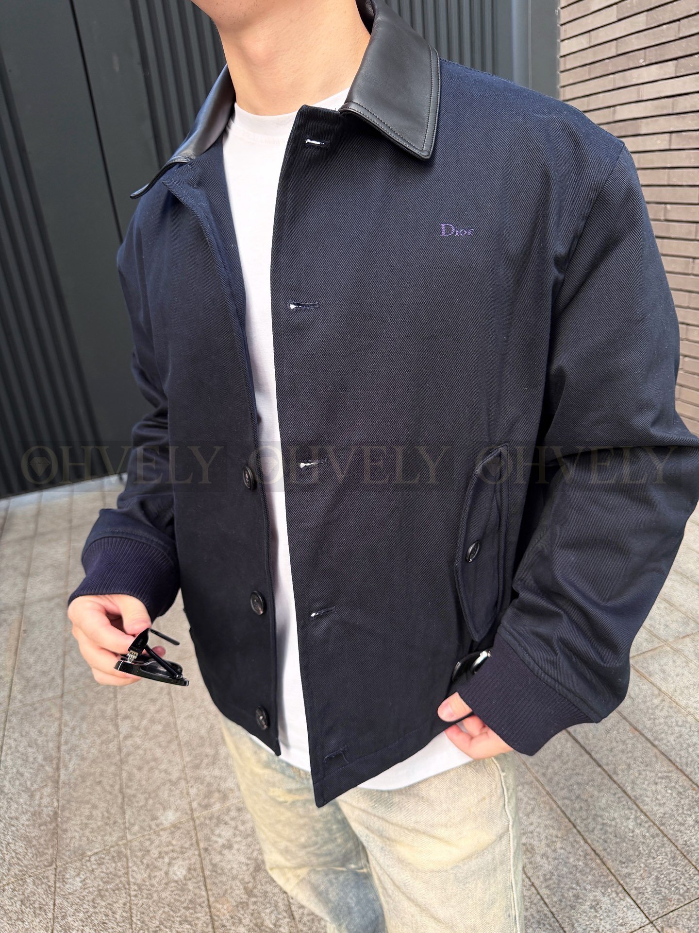 【 ZP버전 】DI 버클 디테일 레더 칼라 자켓 상품 썸네일