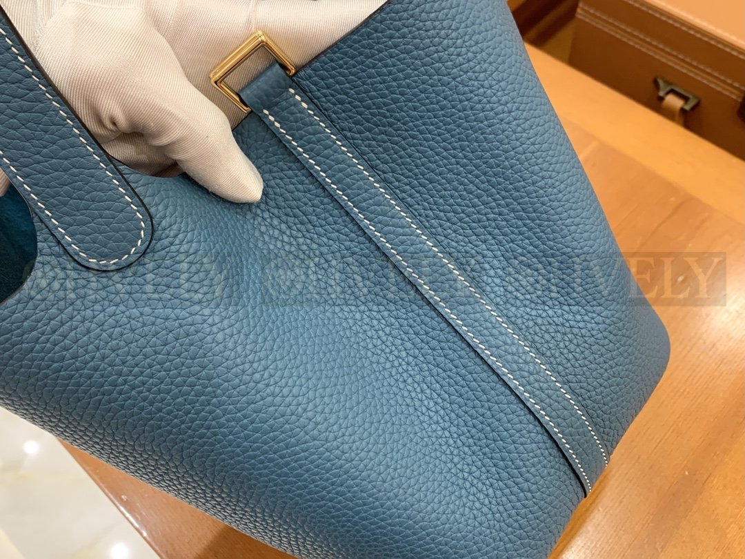 【 ZP버전 】HM Picotin 피코탄 데님블루 골드버클 상품 썸네일