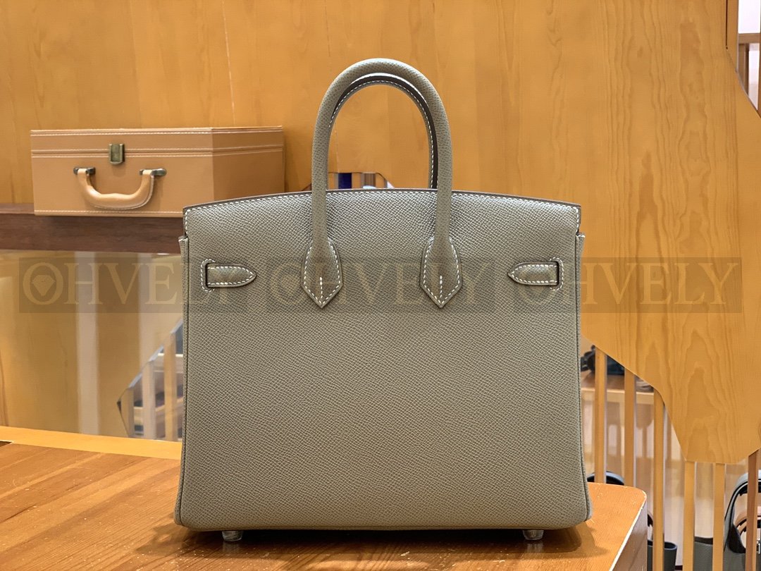 【 ZP버전 】HM Birkin 버킨 백 에투프 그레이 실버버클 25 상품 썸네일