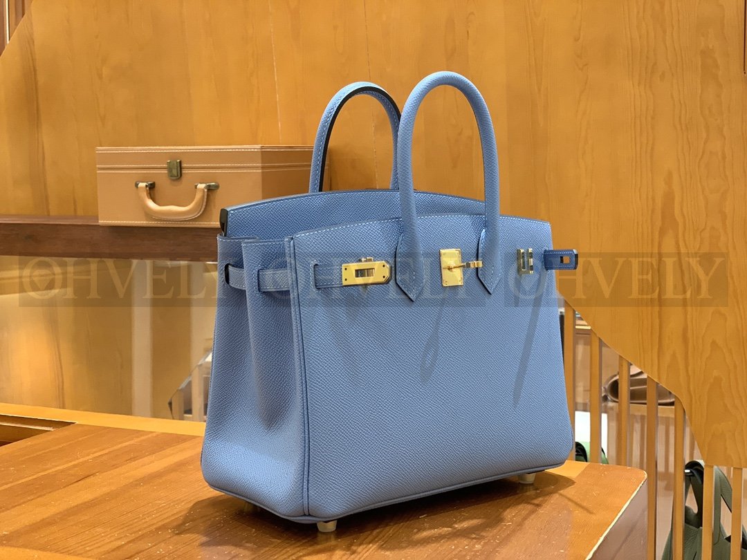 【 ZP버전 】HM Birkin 버킨 백 헤븐 블루 골드버클 25 상품 썸네일