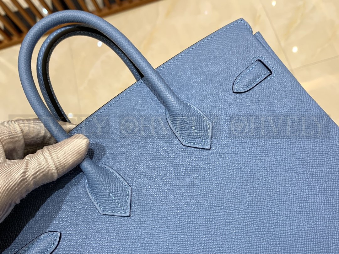 【 ZP버전 】HM Birkin 버킨 백 헤븐 블루 골드버클 25 상품 썸네일