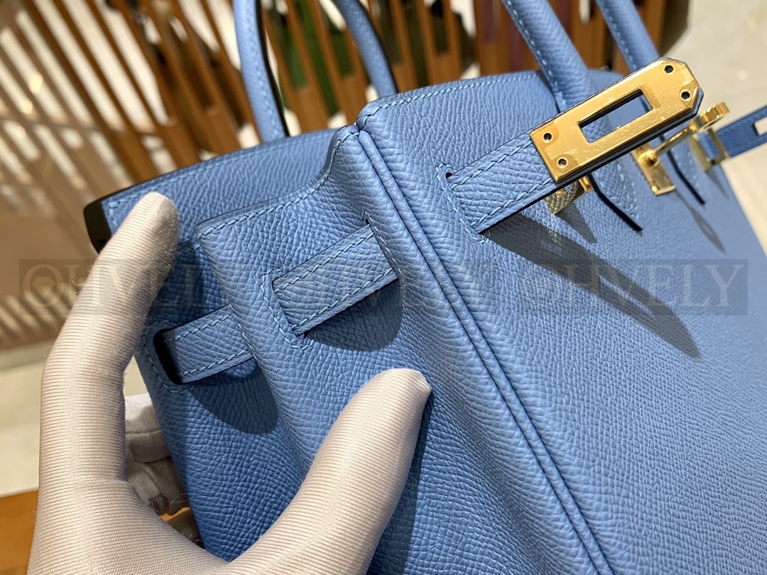 【 ZP버전 】HM Birkin 버킨 백 헤븐 블루 골드버클 25 상품 썸네일