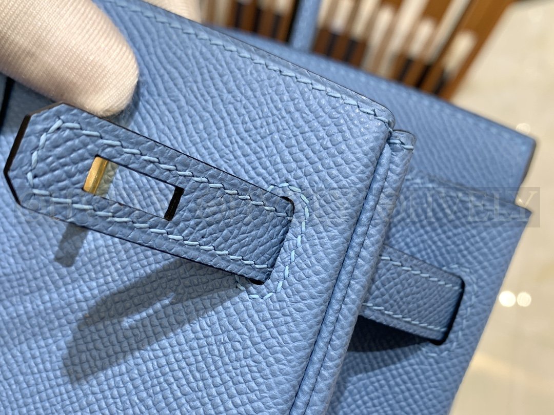 【 ZP버전 】HM Birkin 버킨 백 헤븐 블루 골드버클 25 상품 썸네일