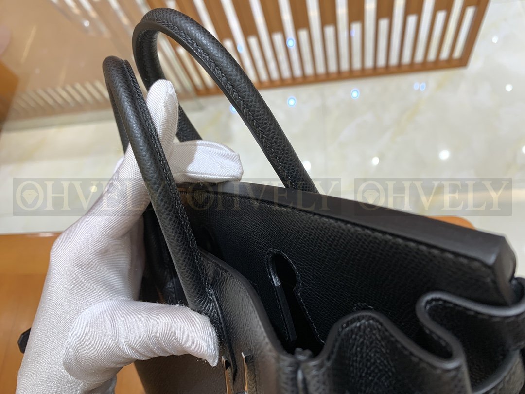 【 ZP버전 】HM Birkin 버킨 백 블랙 실버버클 25 상품 썸네일