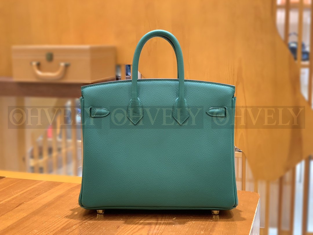 【 ZP버전 】HM Birkin 버킨 백 피콕 그린 골드버클 25 상품 썸네일
