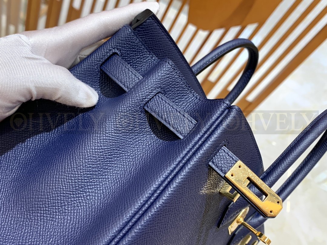 【 ZP버전 】HM Birkin 버킨 백 사파이어 블루 골드버클 25 상품 썸네일
