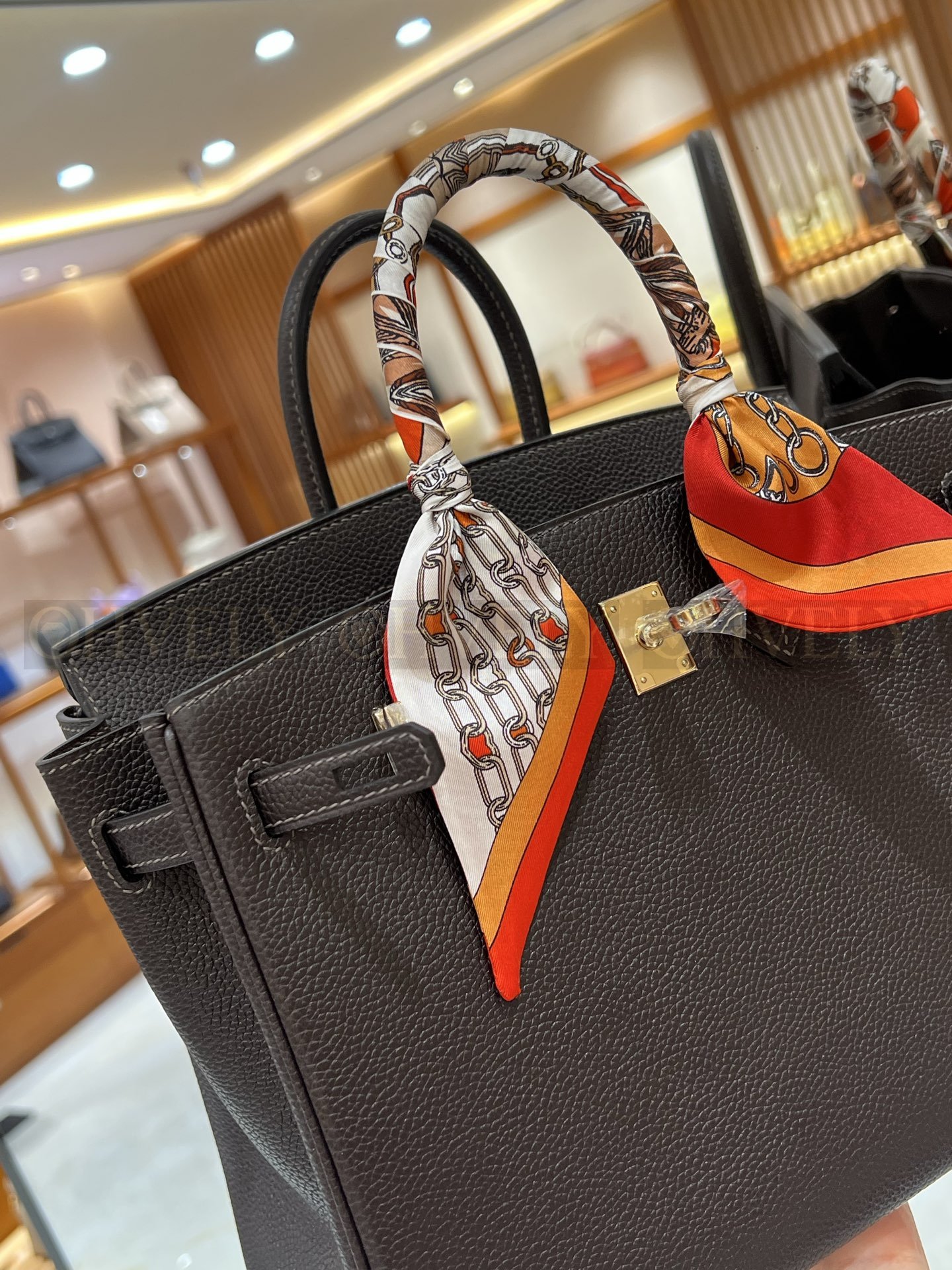 【 ZP버전 】HM Birkin 버킨 콜릿 샴페인 골드버클 25 상품 썸네일