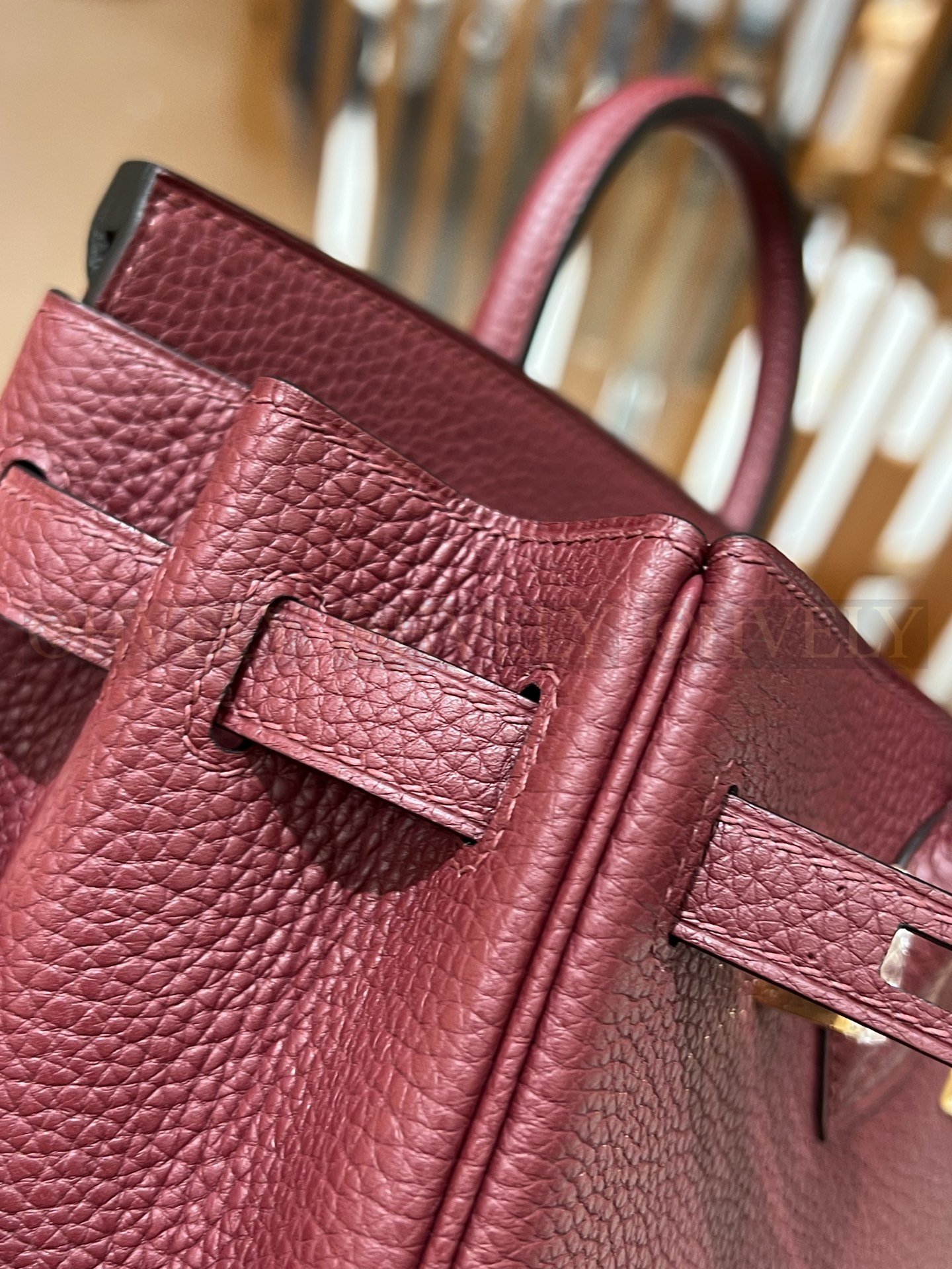 【 ZP버전 】HM Birkin 버킨백 토고 버건디 골드버클 25 상품 썸네일