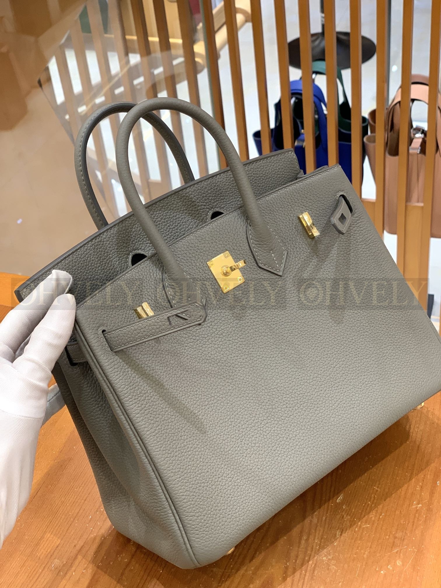【 ZP버전 】HM Birkin 버킨백 토고 클라우드 그레이 골드버클 25 상품 썸네일