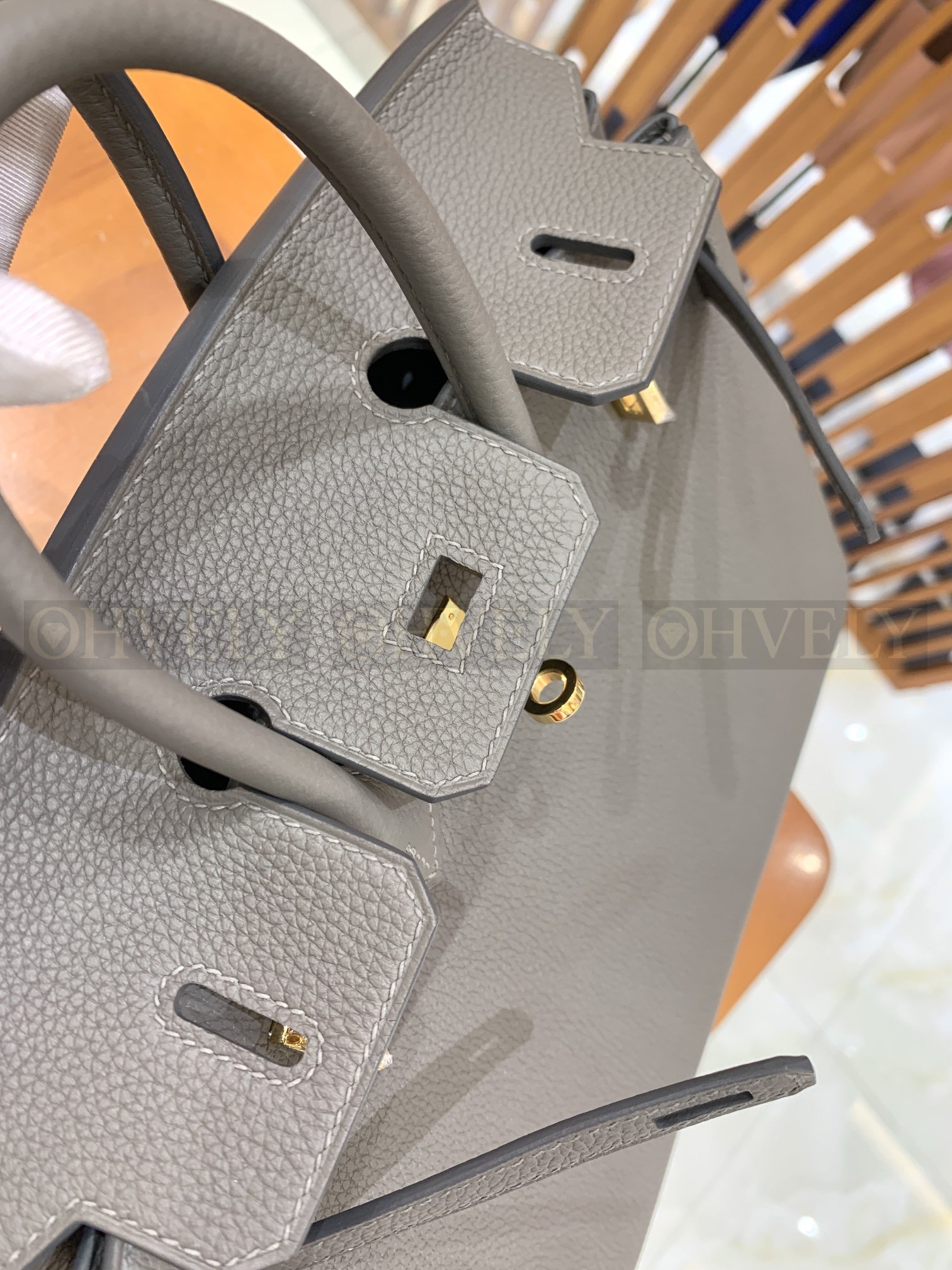 【 ZP버전 】HM Birkin 버킨백 토고 클라우드 그레이 골드버클 25 상품 썸네일
