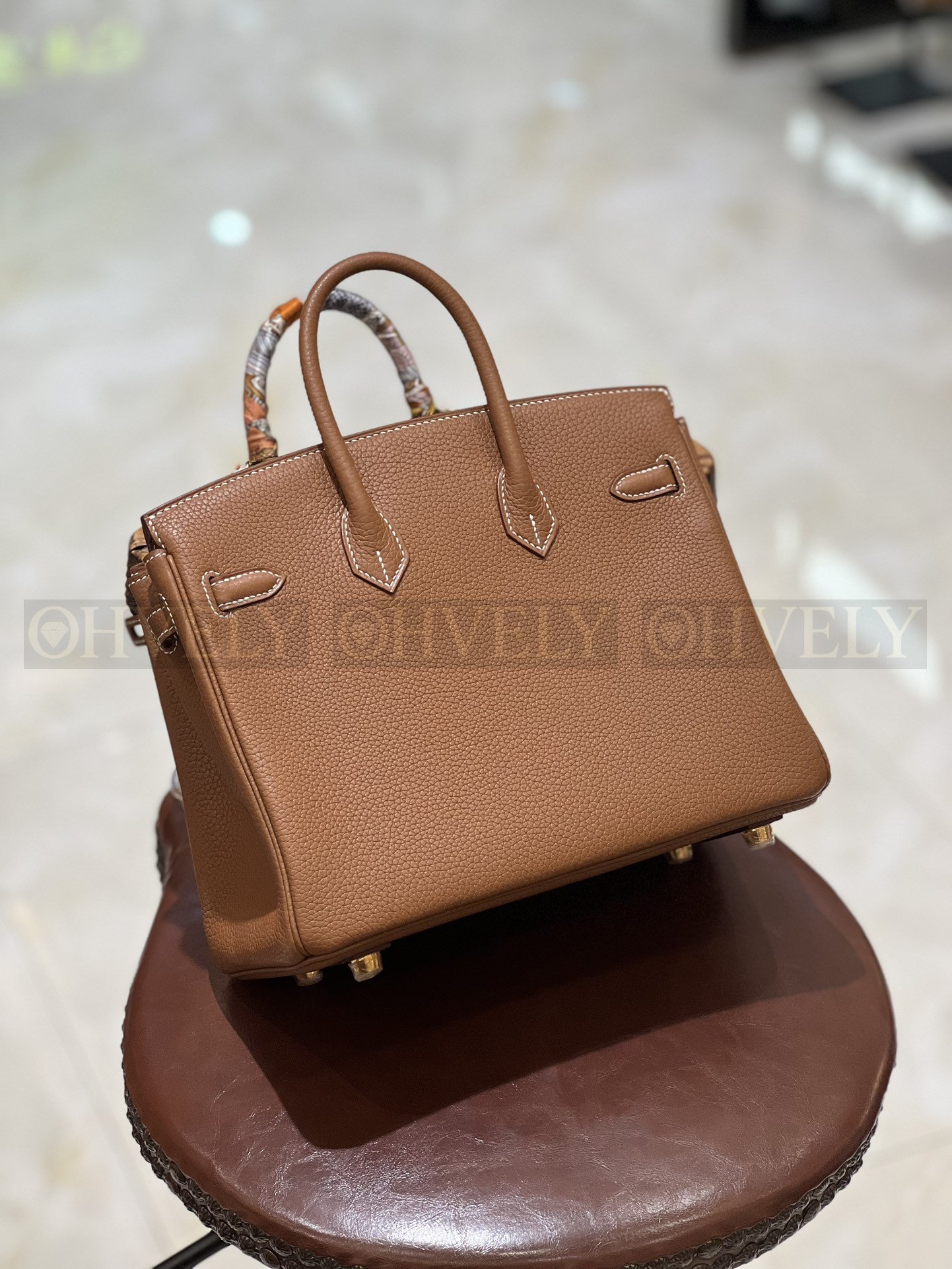 【 ZP버전 】HM Birkin 버킨백 토고 골드 브라운 골드버클 25 상품 썸네일