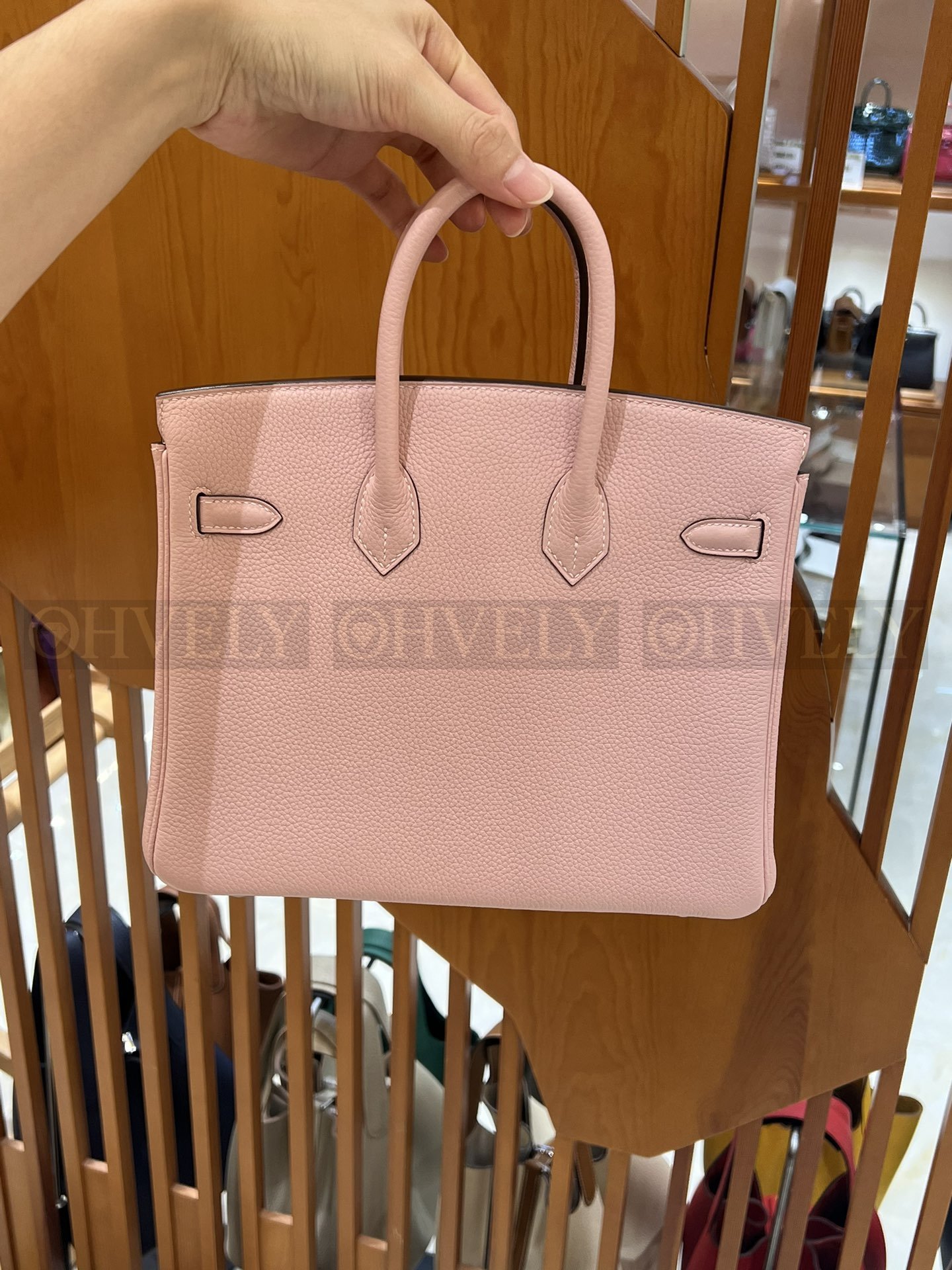 【 ZP버전 】HM Birkin 버킨백 토고 사쿠라 핑크 실버버클 25 상품 썸네일