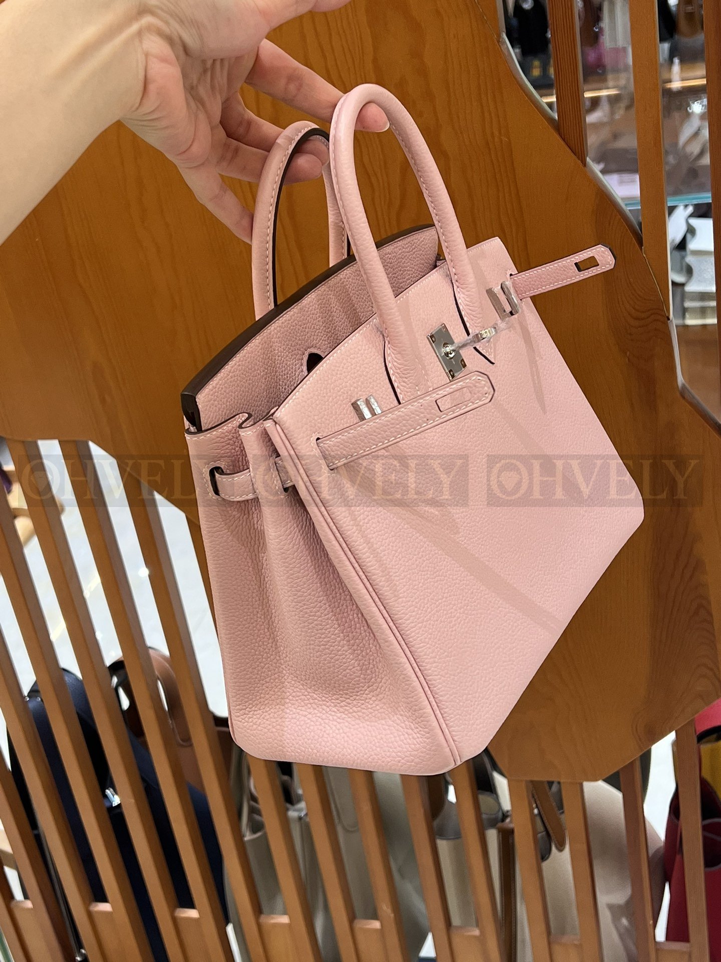【 ZP버전 】HM Birkin 버킨백 토고 사쿠라 핑크 실버버클 25 상품 썸네일