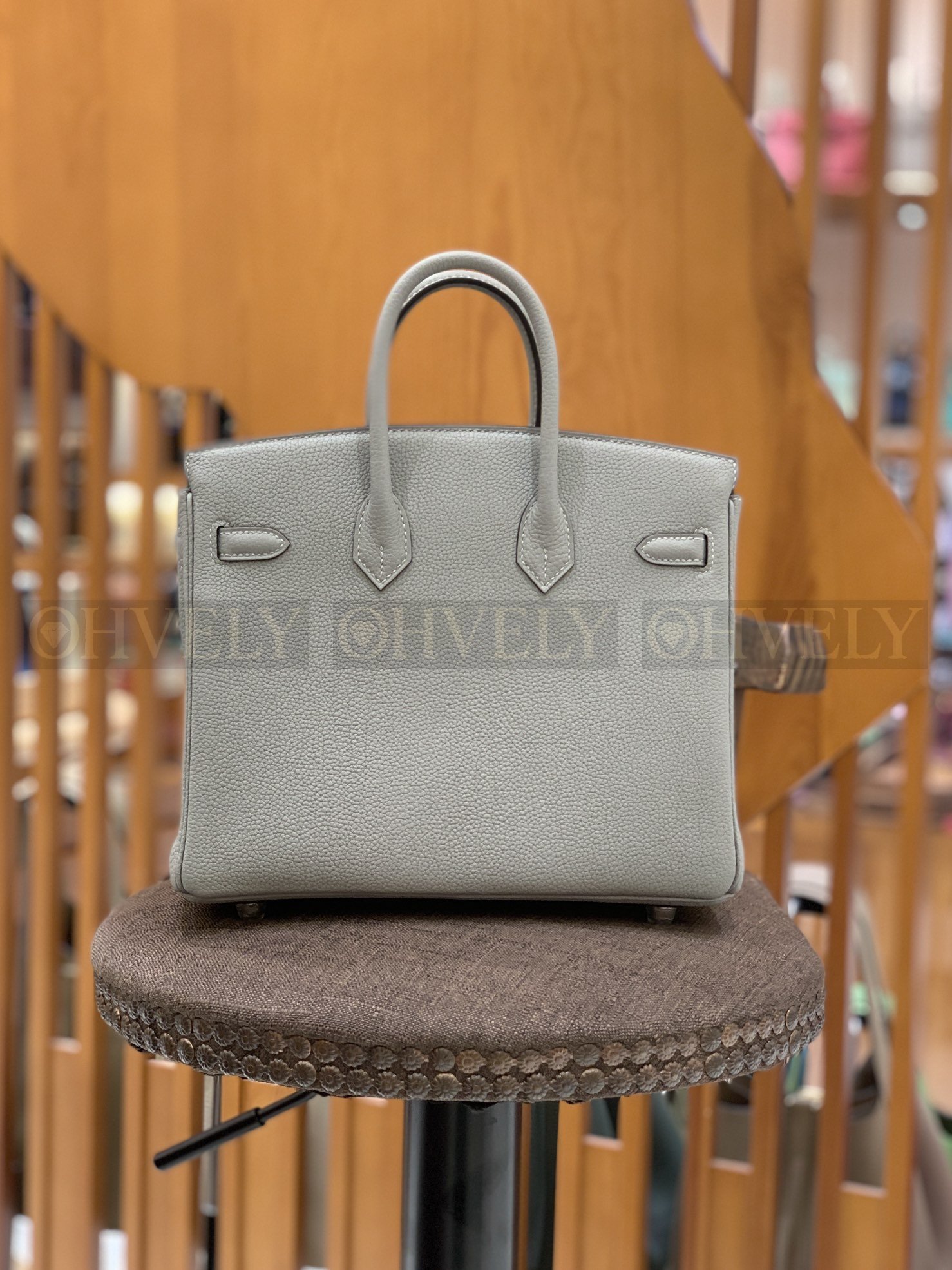 【 ZP버전 】HM Birkin 버킨백 토고 글래시어 블루 실버버클 25 상품 썸네일