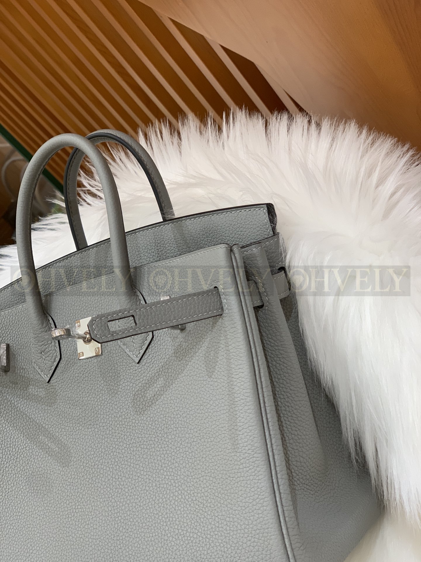 【 ZP버전 】HM Birkin 버킨백 토고 글래시어 블루 실버버클 25 상품 썸네일