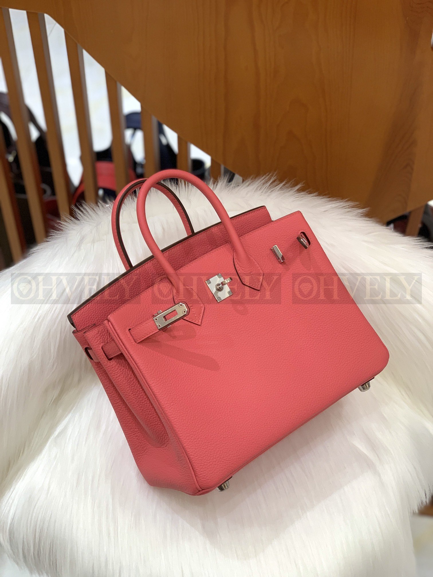 【 ZP버전 】HM Birkin 버킨백 토고 립스틱 핑크 실버버클 25 상품 썸네일