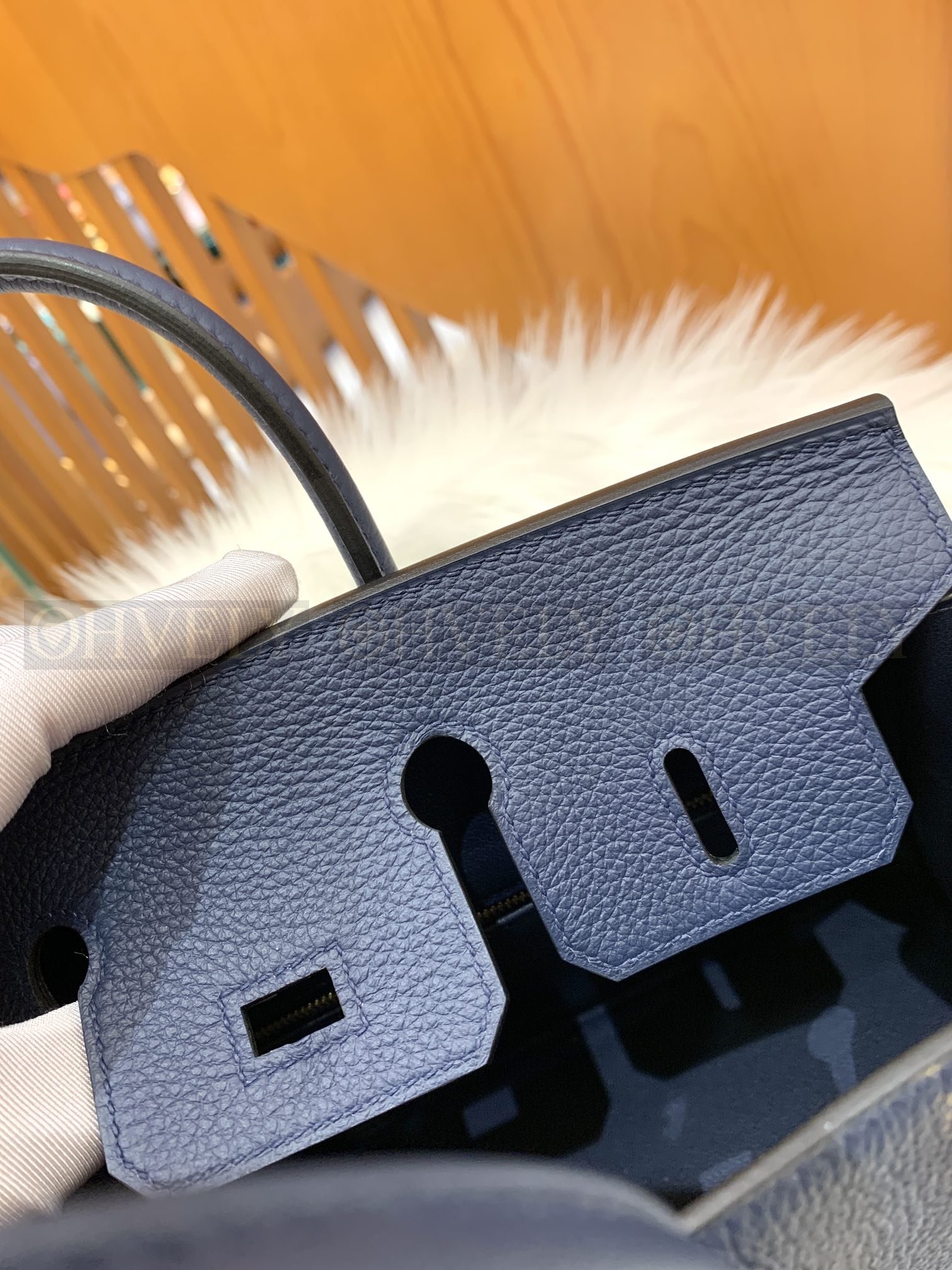 【 ZP버전 】HM Birkin 버킨백 토 사파이어 블루 골드버클 25 상품 썸네일