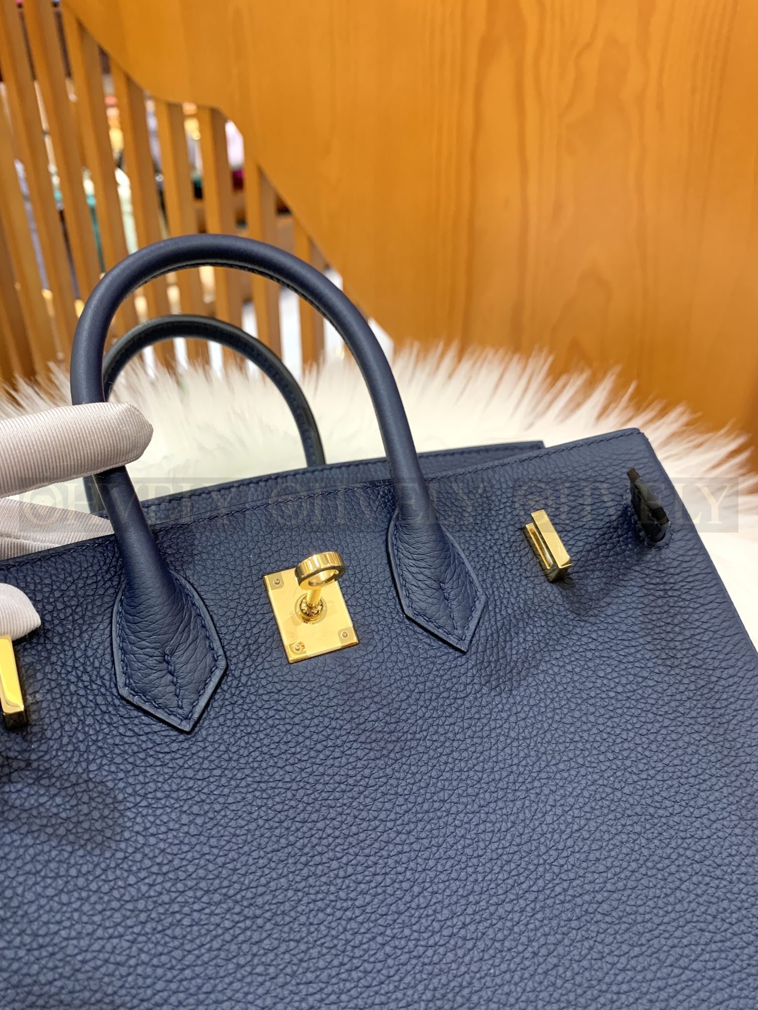 【 ZP버전 】HM Birkin 버킨백 토 사파이어 블루 골드버클 25 상품 썸네일