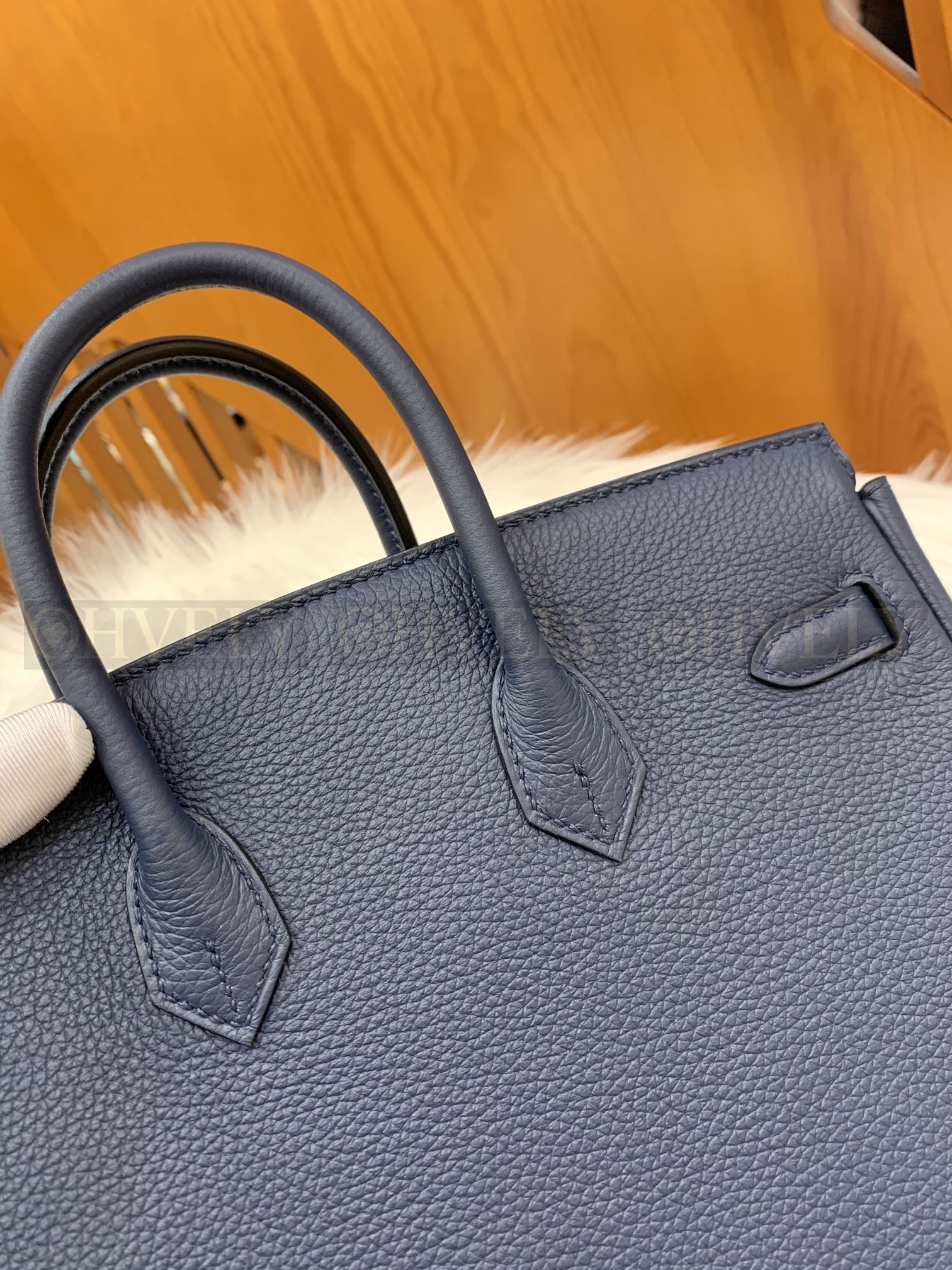 【 ZP버전 】HM Birkin 버킨백 토고 사파이어 블루 실버버클 25 상품 썸네일