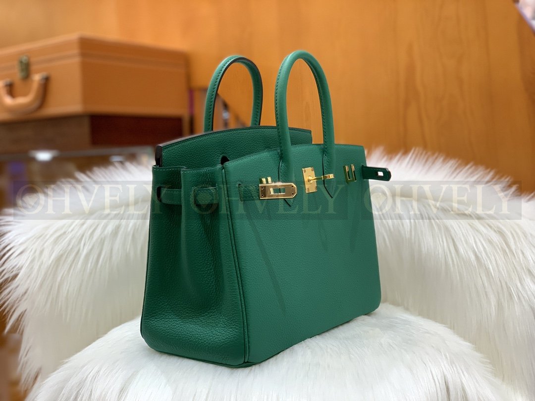 【 ZP버전 】HM Birkin 버킨백 토고 벨벳 그린 골드버클 25 상품 썸네일