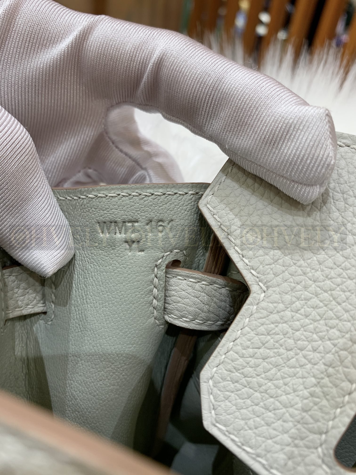 【 ZP버전 】HM Birkin 버킨백 토고 글래시어 화이트 실버버클 25 상품 썸네일