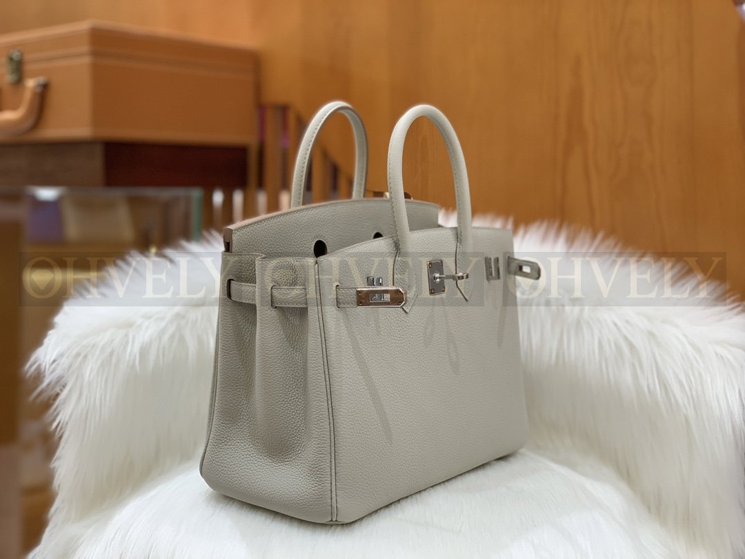 【 ZP버전 】HM Birkin 버킨백 토고 글래시어 화이트 실버버클 25 상품 썸네일