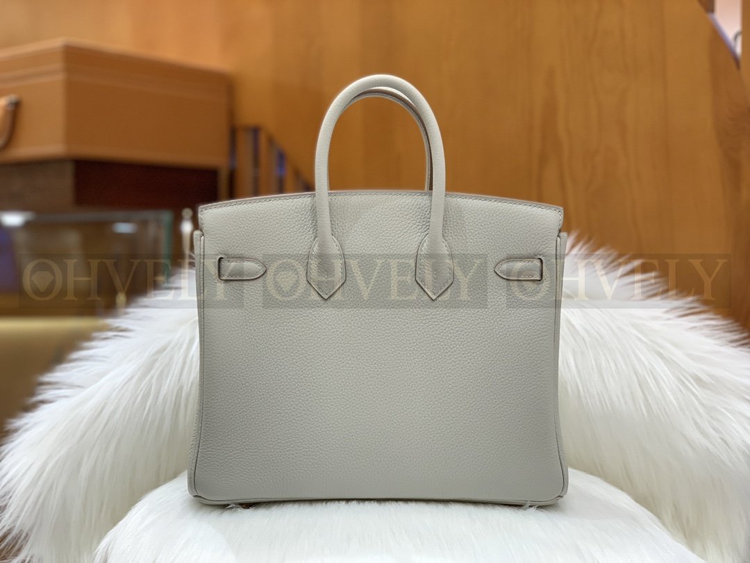 【 ZP버전 】HM Birkin 버킨백 토고 글래시어 화이트 골드버클 25 상품 썸네일