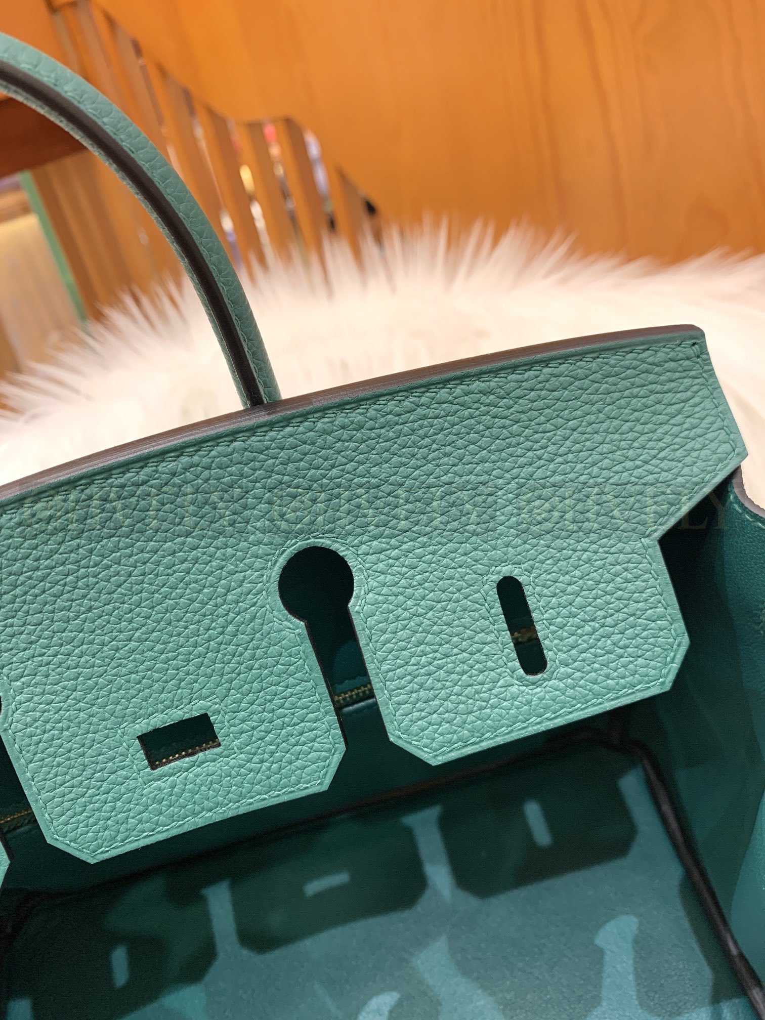 【 ZP버전 】HM Birkin 버킨백 토고 피콕 그린 골드버클 25 상품 썸네일